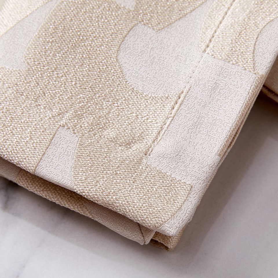 Geo Puzzle Jacquard Napkins (Set of 4)