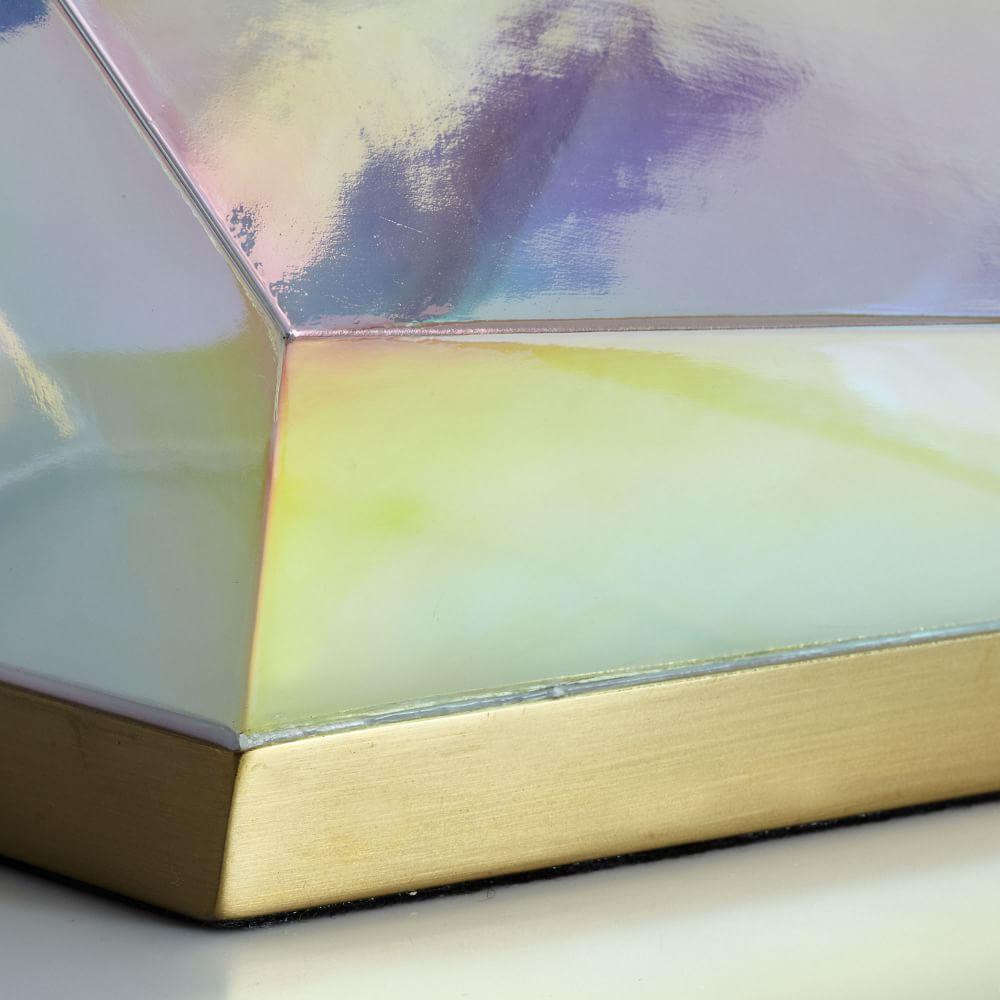 glass gem led table lamp