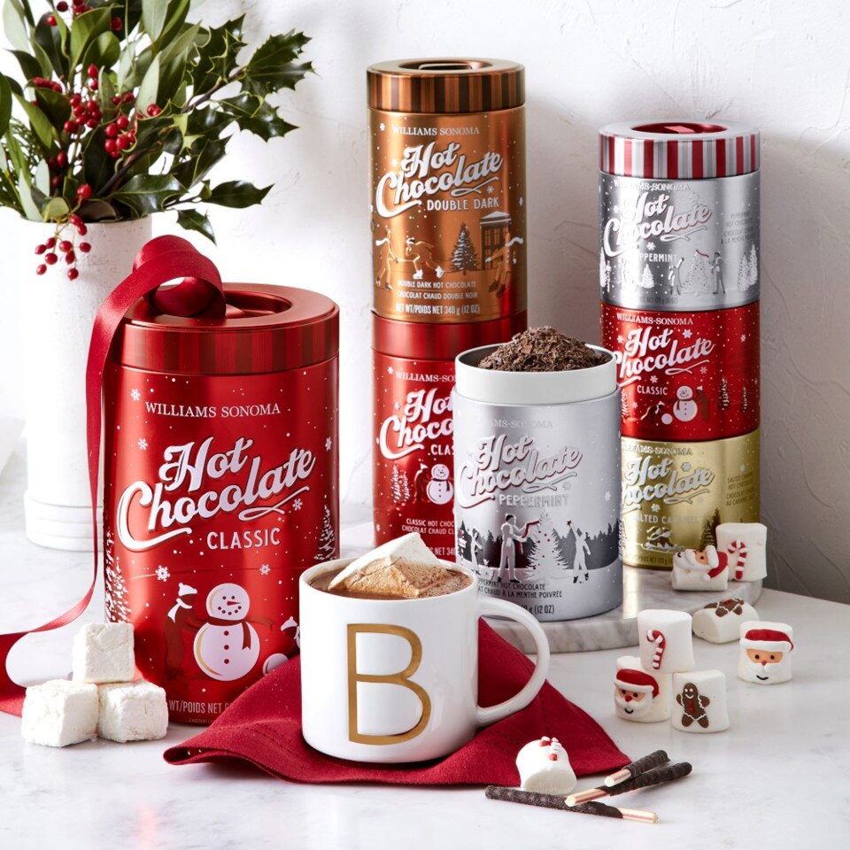Williams Sonoma Gold Monogram Mug
