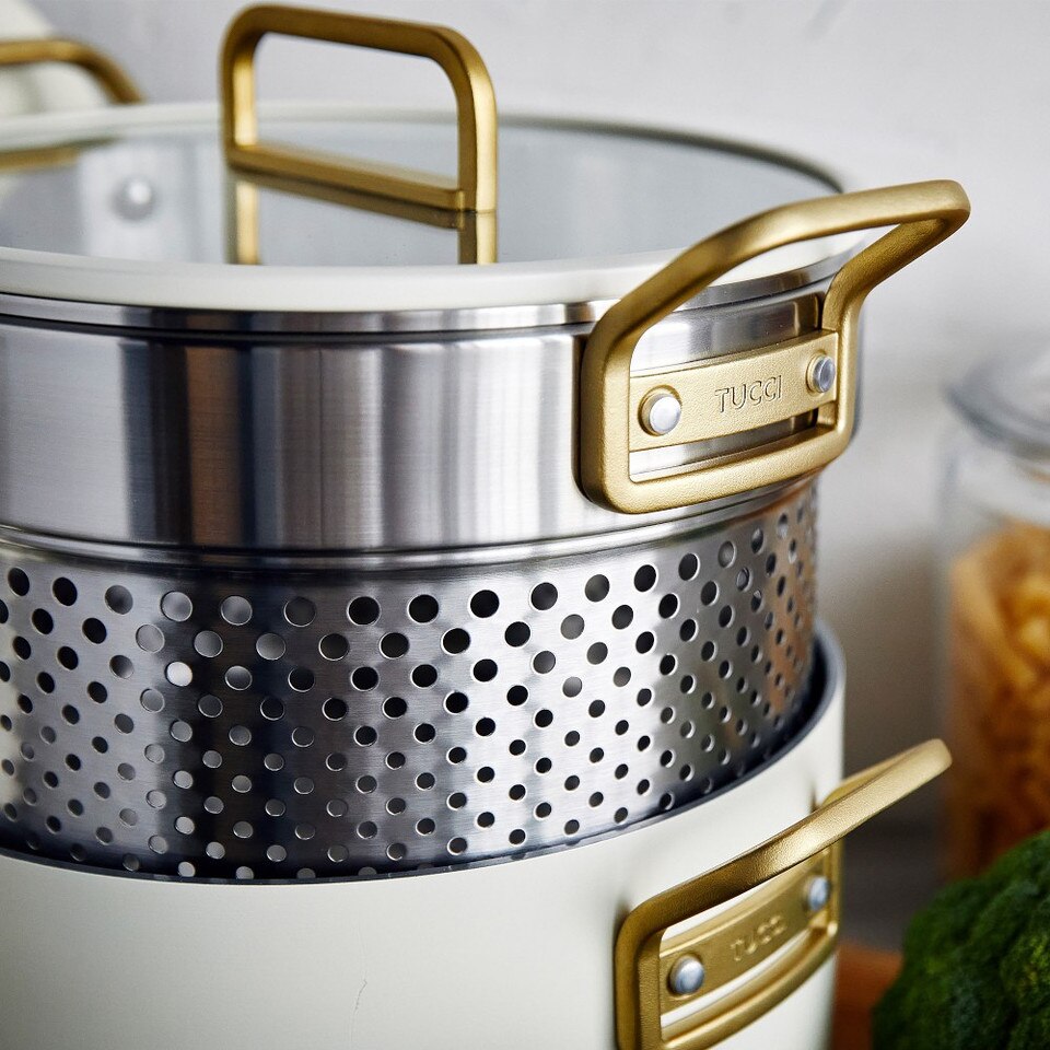 Williams Sonoma GreenPan™ Stanley Tucci™ Ceramic Non-Stick 11-Piece Cookware Set