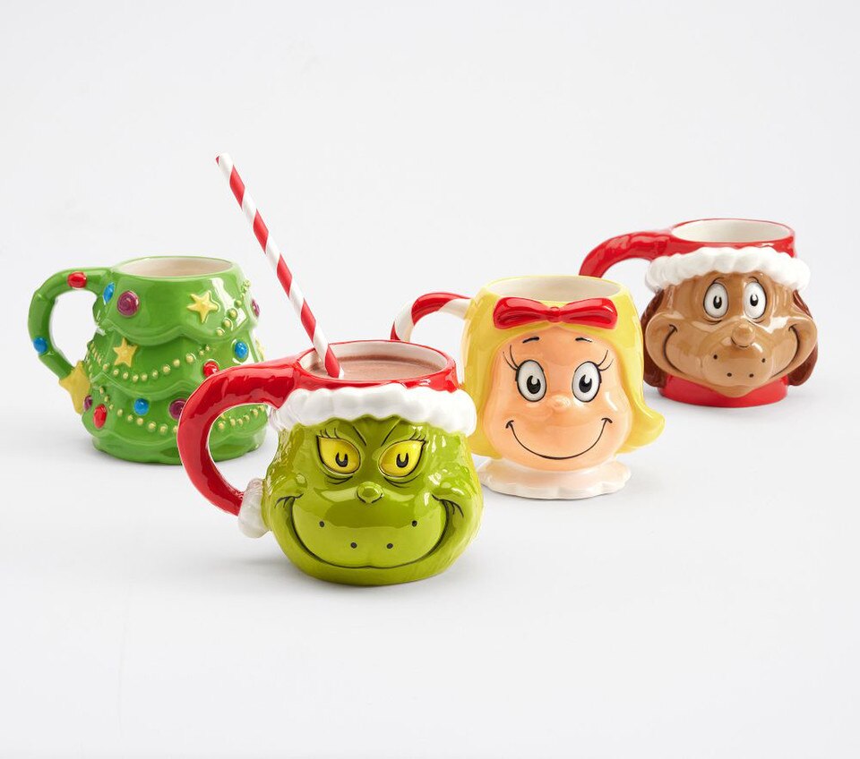 Dr. Seuss's The Grinch™ Mug, Set of 4