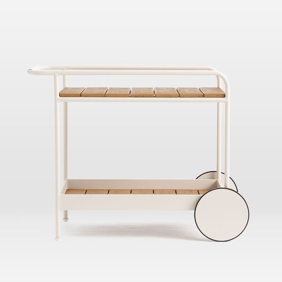 Halden Outdoor Bar Cart Haze West Elm Australia