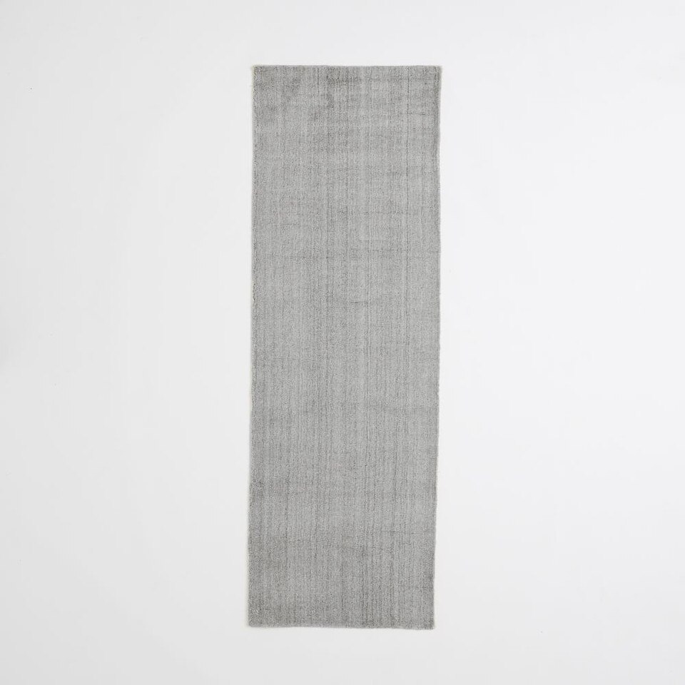 HandLoomed Shine Rug Grey west elm Australia