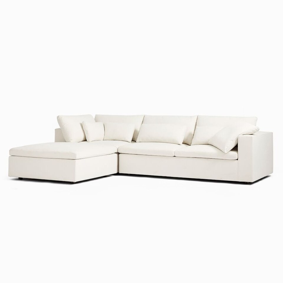 Harmony 3-Piece Chaise Modular Sofa | west elm Australia