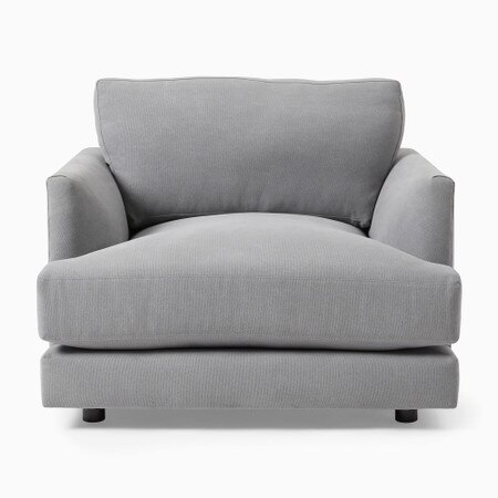Haven Chair And A Half Haven Chair And A Half, Light Grey Chair And A Half