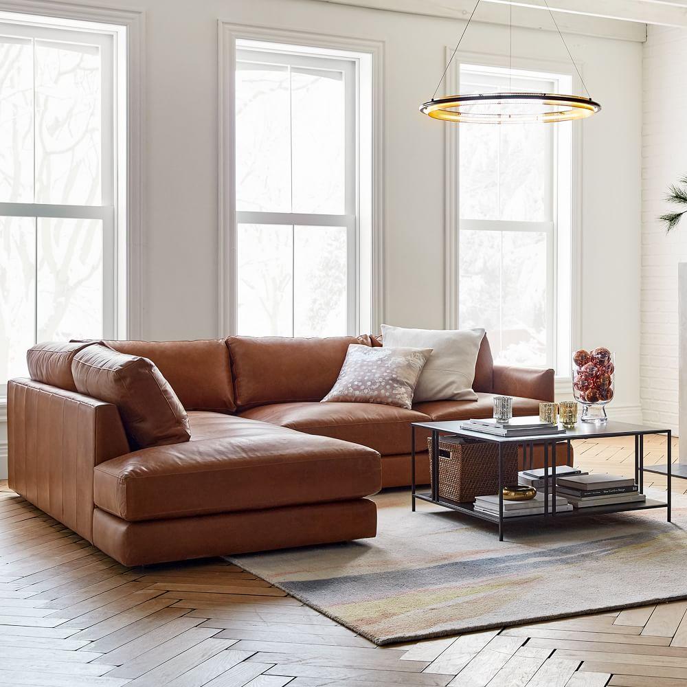 leather modular lounge
