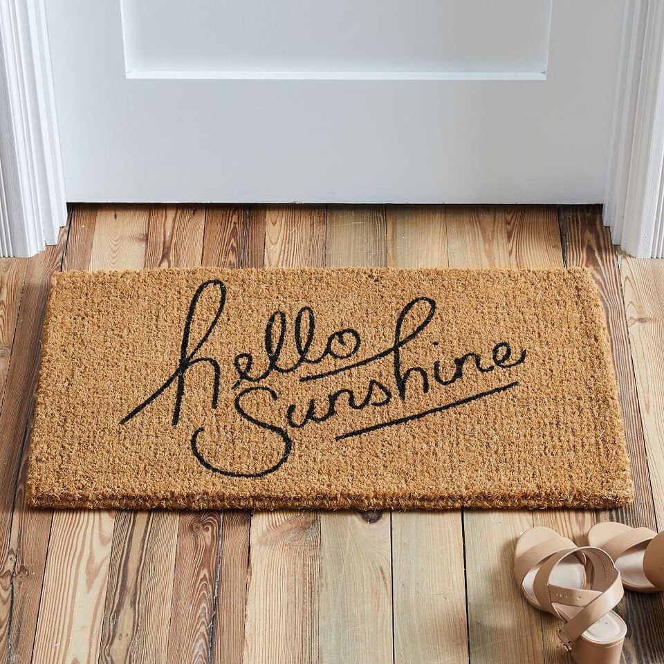 Hello Sunshine Doormat west elm Australia