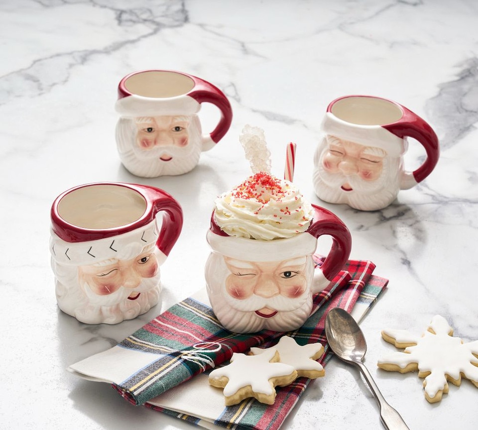 Pottery Barn Holiday Ceramic Mug Collection