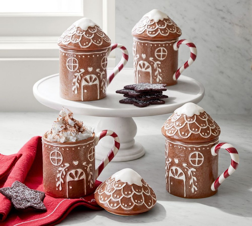 Pottery Barn Holiday Ceramic Mug Collection