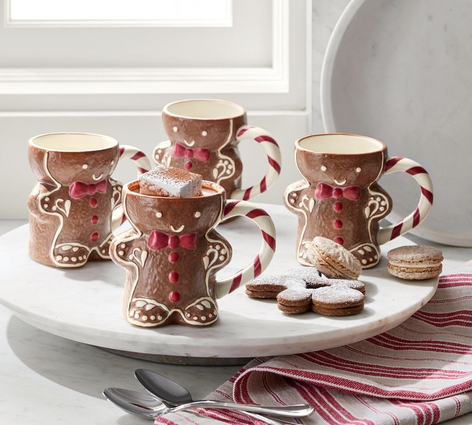 Pottery Barn Holiday Ceramic Mug Collection