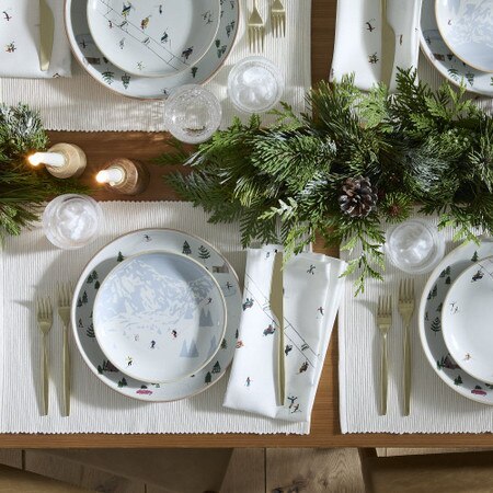 West Elm Santa Plate Set West Elm Rachel Kozlowski Dapper Animal