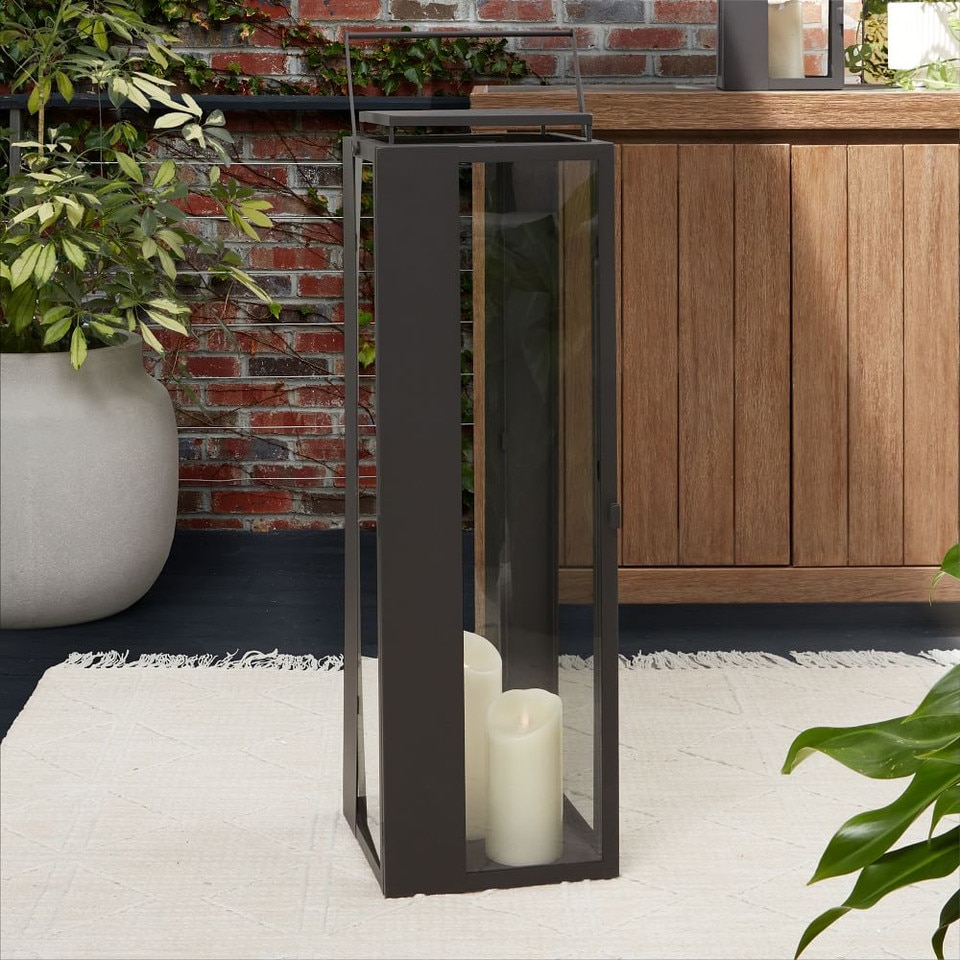 Indoor/Outdoor Flickering Flameless Pillar Candles
