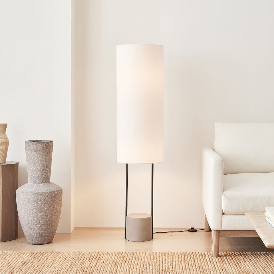 Industrial Outline Diffused Floor Lamp (142 cm)