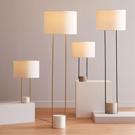 Industrial Outline Floor Lamp Modern floor lamps are an easy way to update your home.
