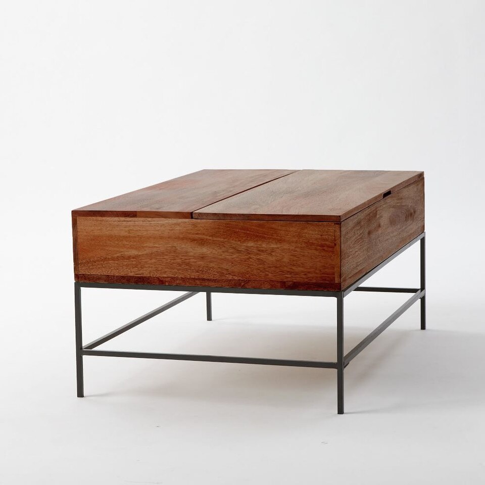 Industrial Storage Pop-Up Coffee Table (91 cm)