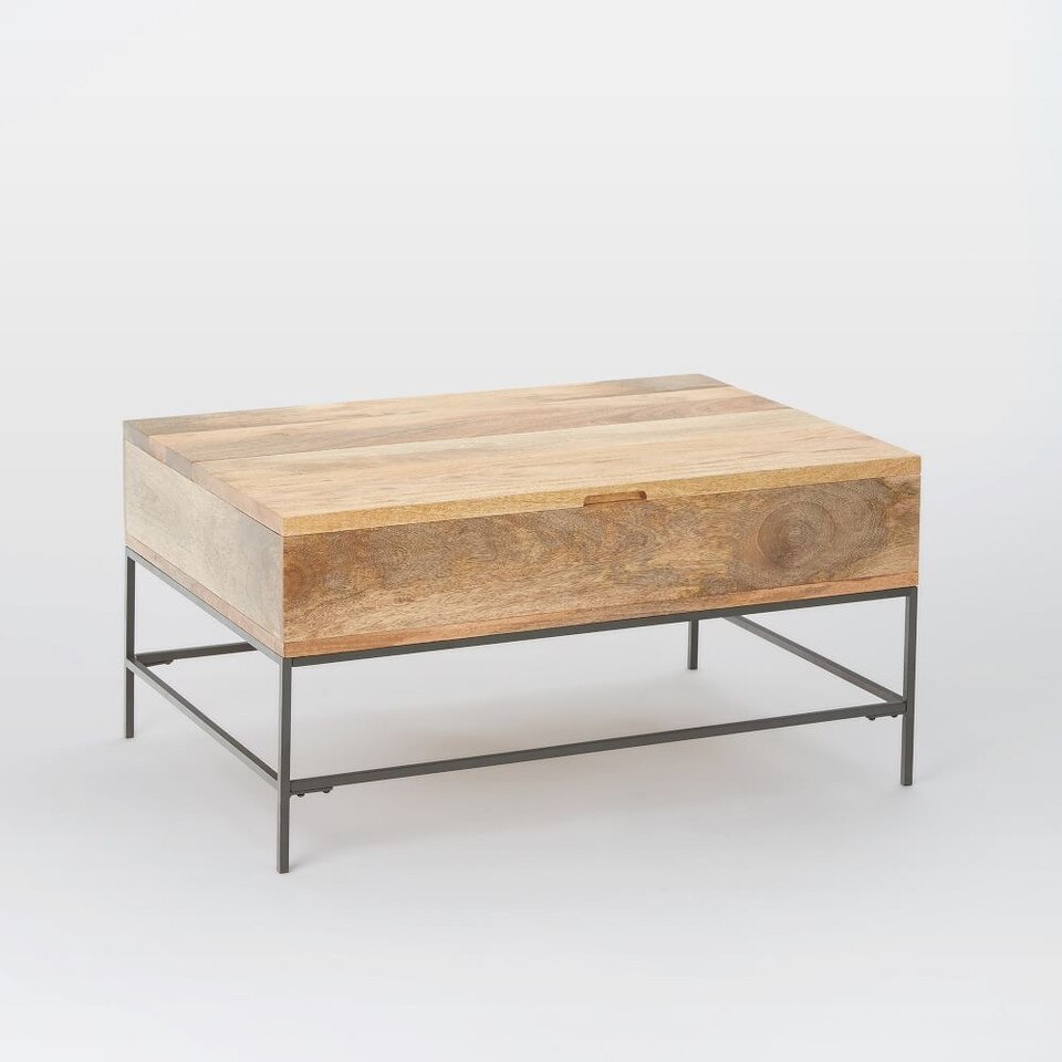 Industrial Storage Pop-Up Coffee Table (91 cm)