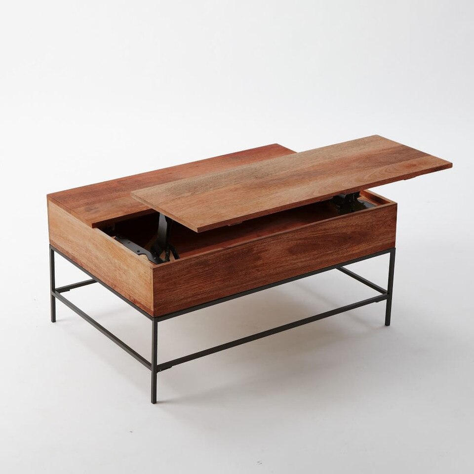 Industrial Storage Pop-Up Coffee Table (91 cm)