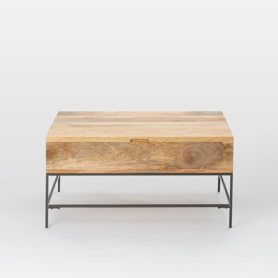 Industrial Storage Pop-Up Coffee Table (91 cm)