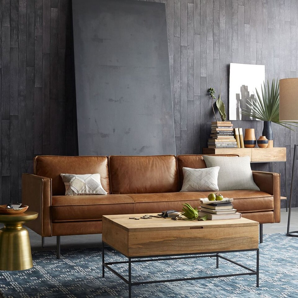 Industrial Storage Pop-Up Coffee Table (91 cm)