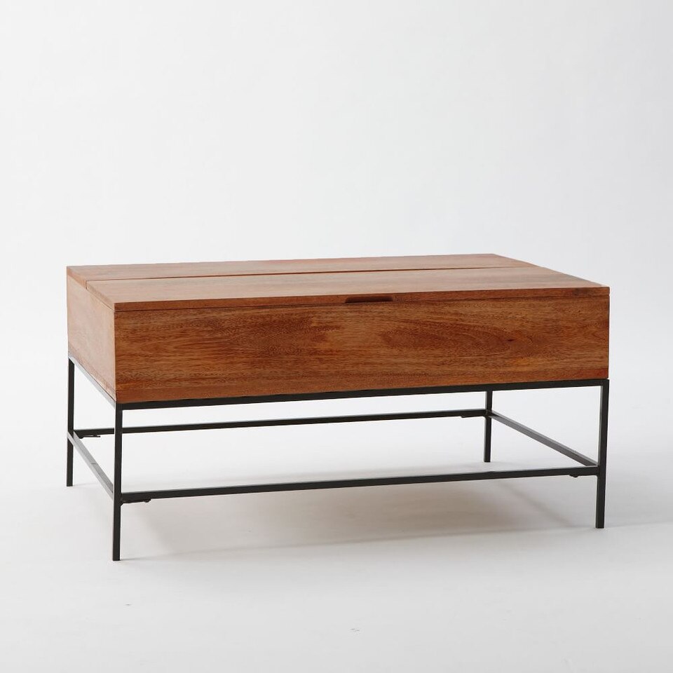 Industrial Storage Pop-Up Coffee Table (91 cm)