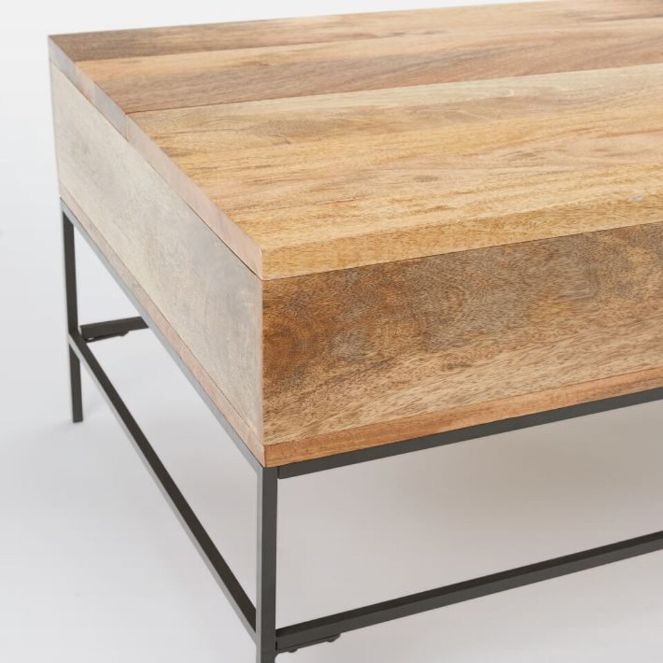 Industrial Storage PopUp Coffee Table west elm Australia