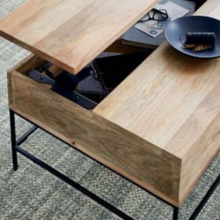 Industrial Storage Pop Up Coffee Table West Elm Australia Industrial Storage Pop Up Coffee Table, Fold Out Coffee Table With Storage
