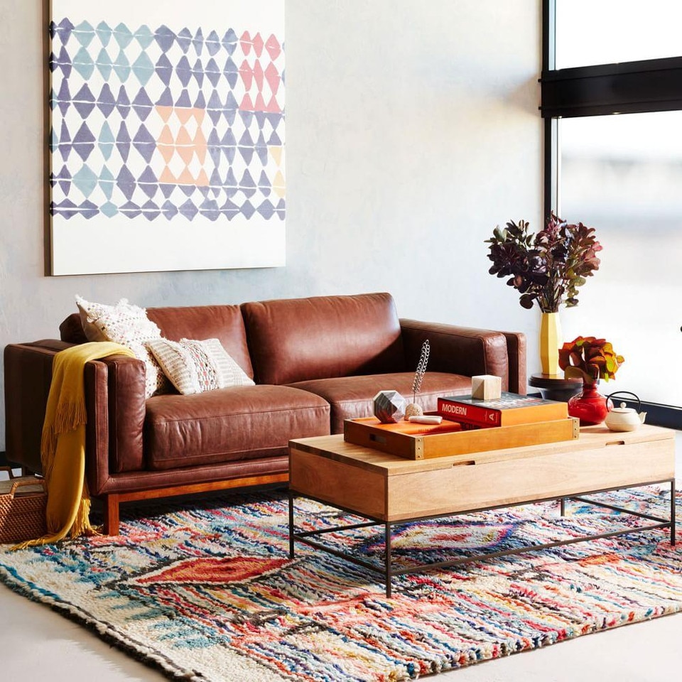 Industrial Storage Coffee Table - Large (127 cm)