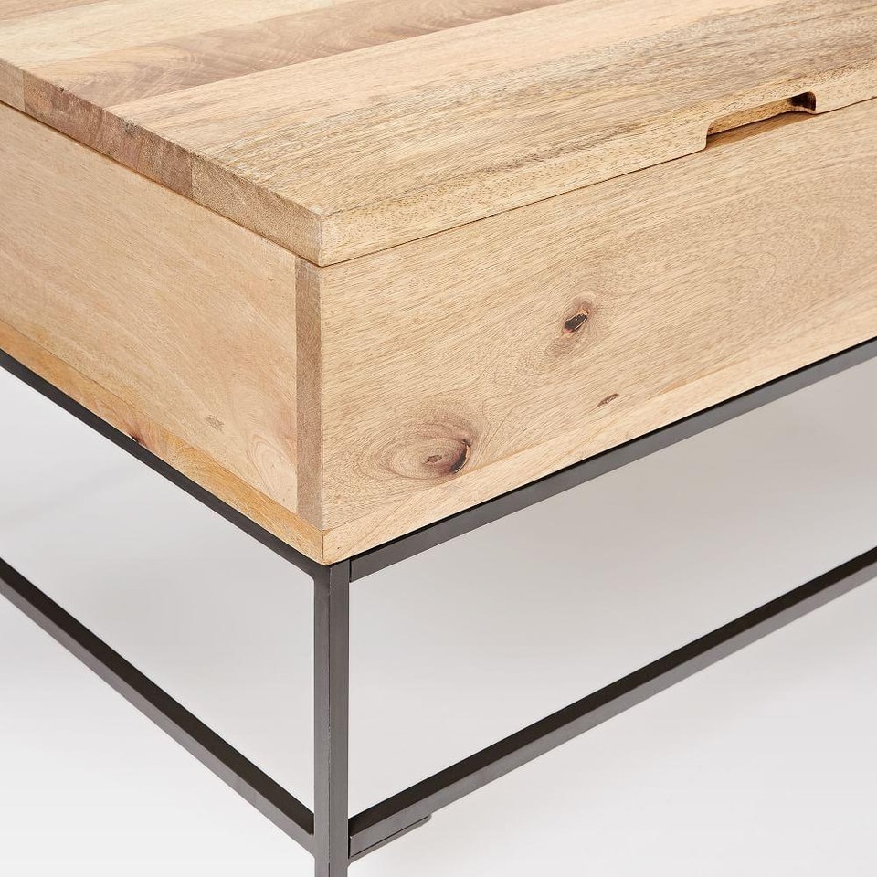 Industrial Storage Coffee Table - Large (127 cm)