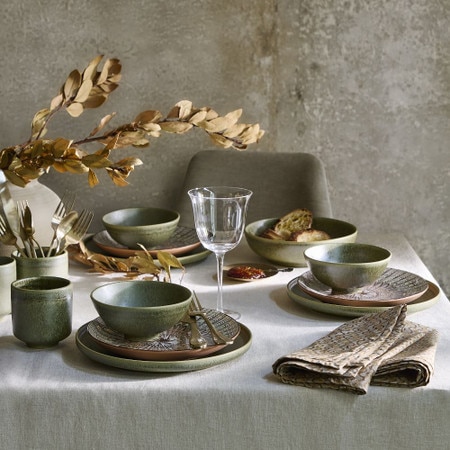 Kanto Stoneware Dinner Plate Sets
