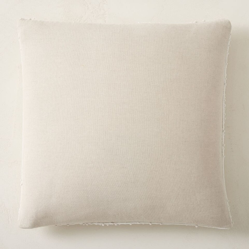 Knot Embroidered Cushion Cover