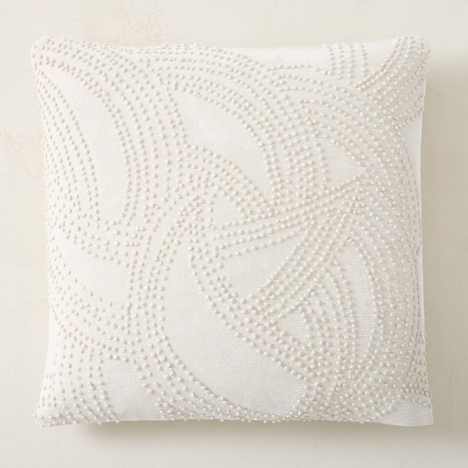 Knot Embroidered Cushion Cover