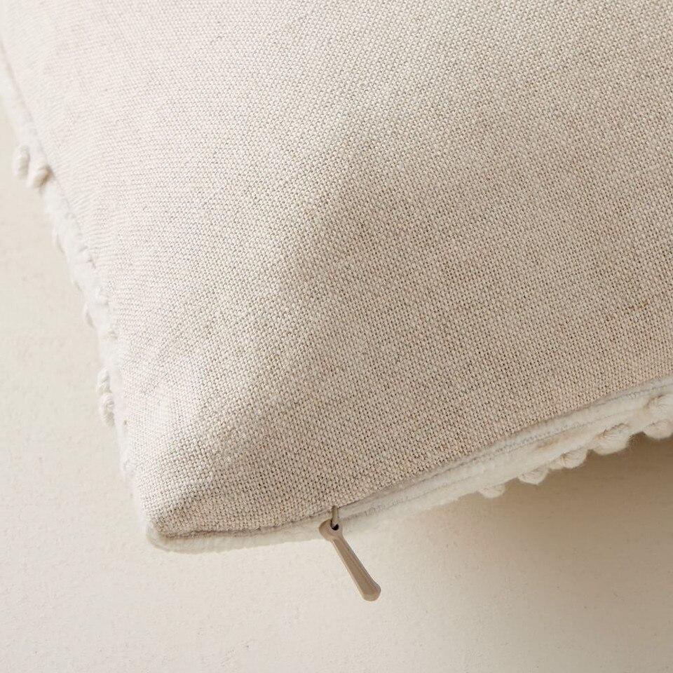 Knot Embroidered Cushion Cover