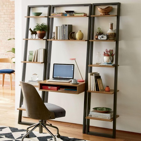 Ladder Shelf Storage Desk West Elm Australia Ladder Shelf Storage Desk West Elm, Desk And Shelves