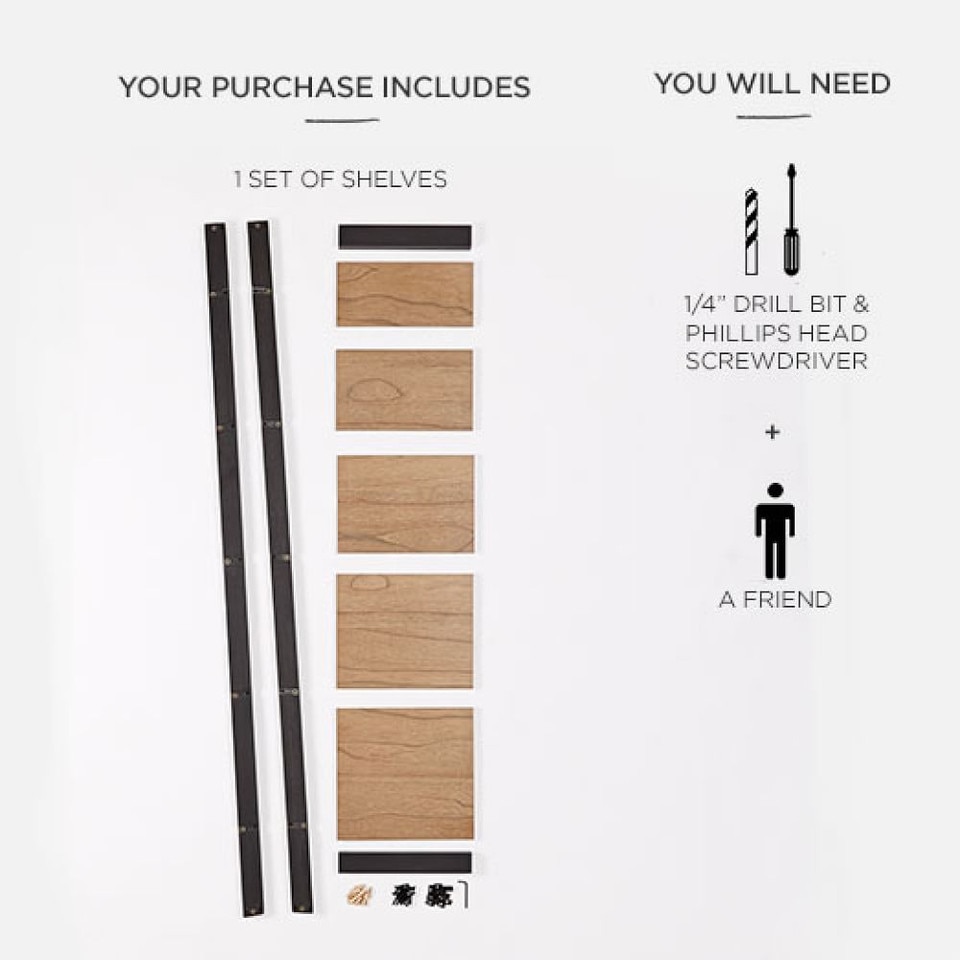 Ladder Shelving - Narrow