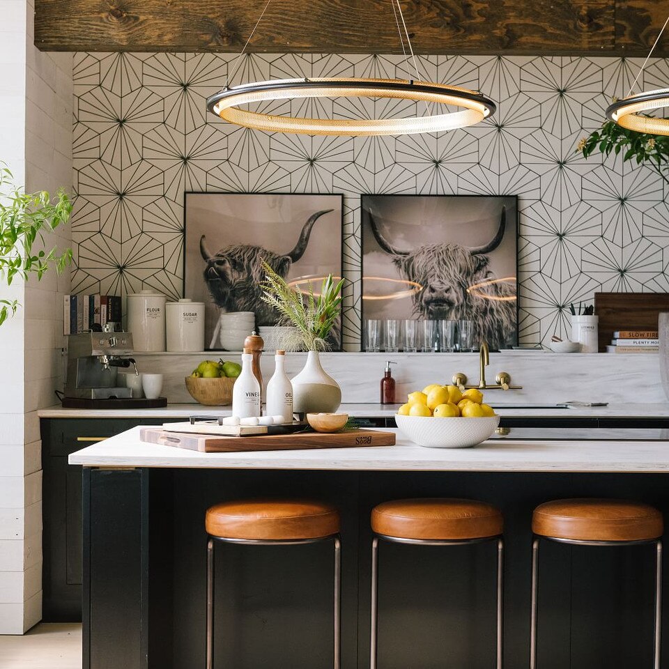 Perforated Single LED Chandelier