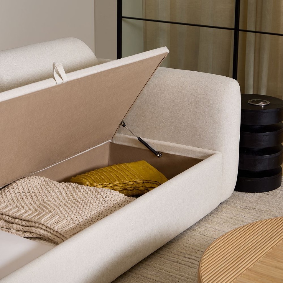 Lilia Storage Sofa (198 cm)