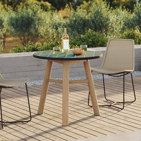 Lima Outdoor Bistro Table (81 cm) West Elm Australia