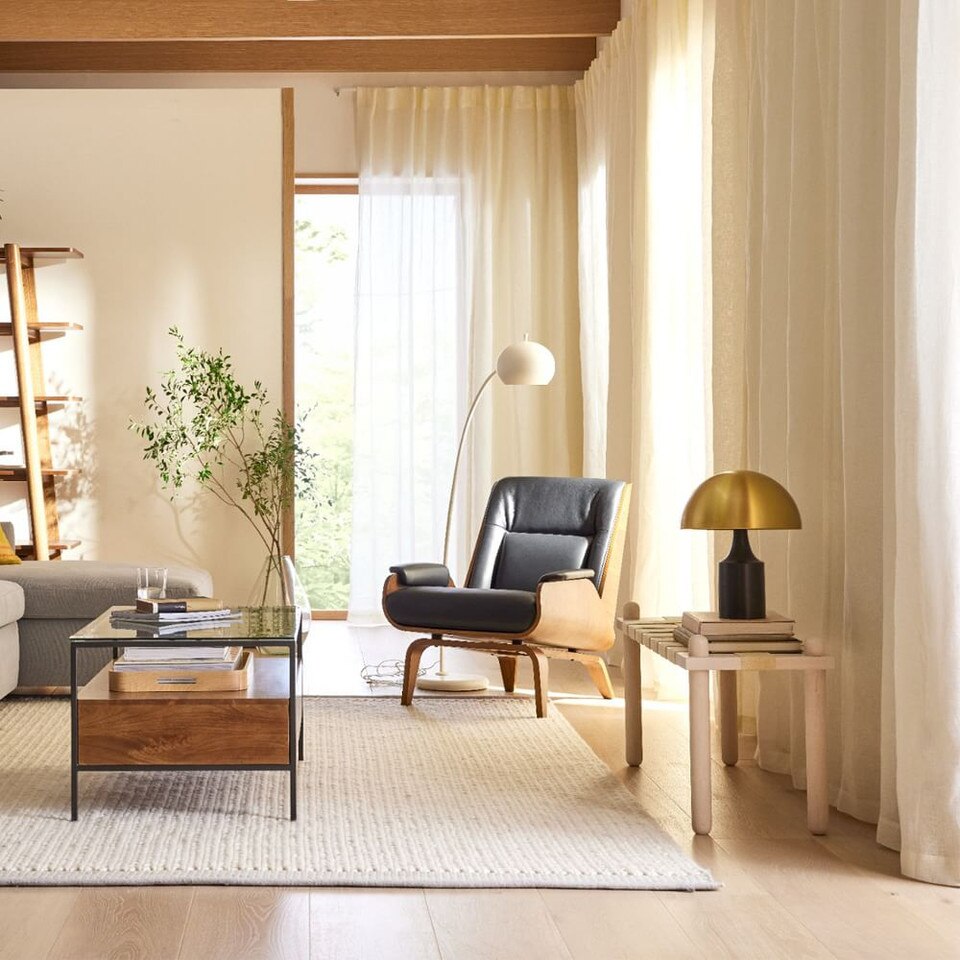 European Flax Linen Curtain - Natural