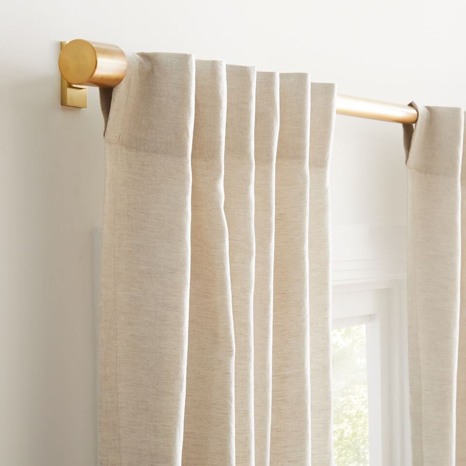 European Flax Linen Curtain - Natural