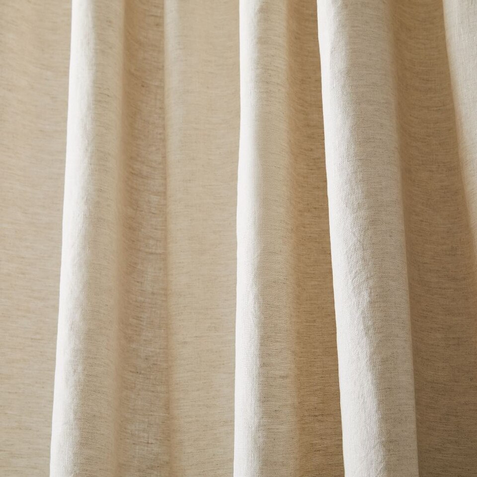 European Flax Linen Curtain - Natural