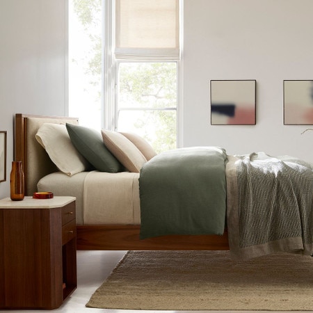 European Flax Linen Duvet Cover Shams