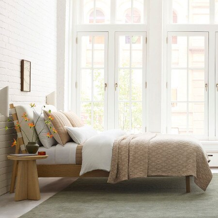 Quince + European Linen Duvet Cover Set