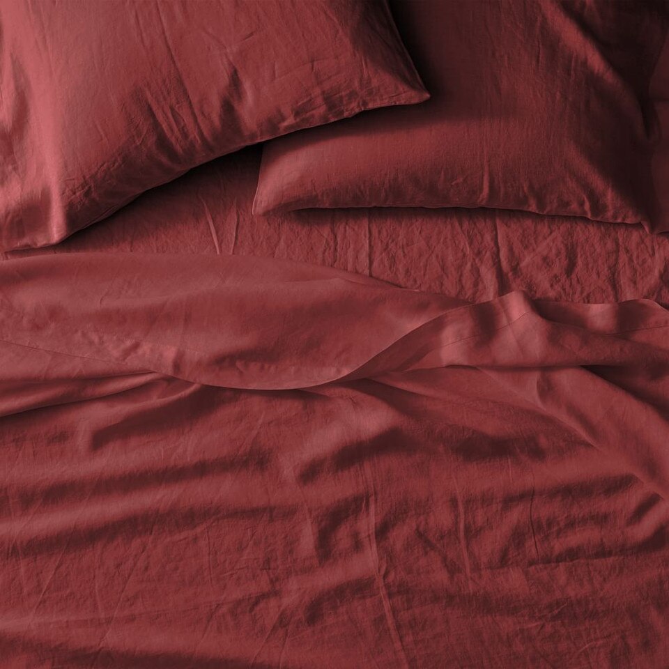 European Flax Linen Sheet Set west elm Australia