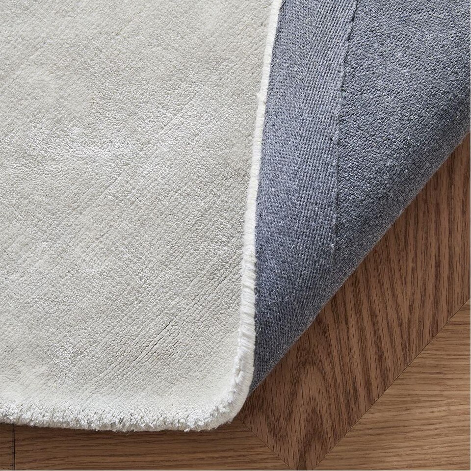 Lucent Round Rug - Frost Grey