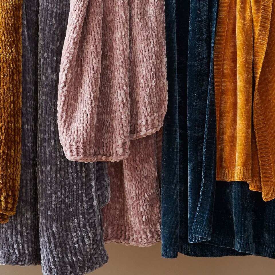 Luxe Chenille Throws