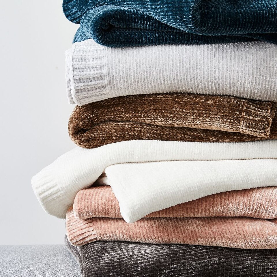 Luxe Chenille Throws