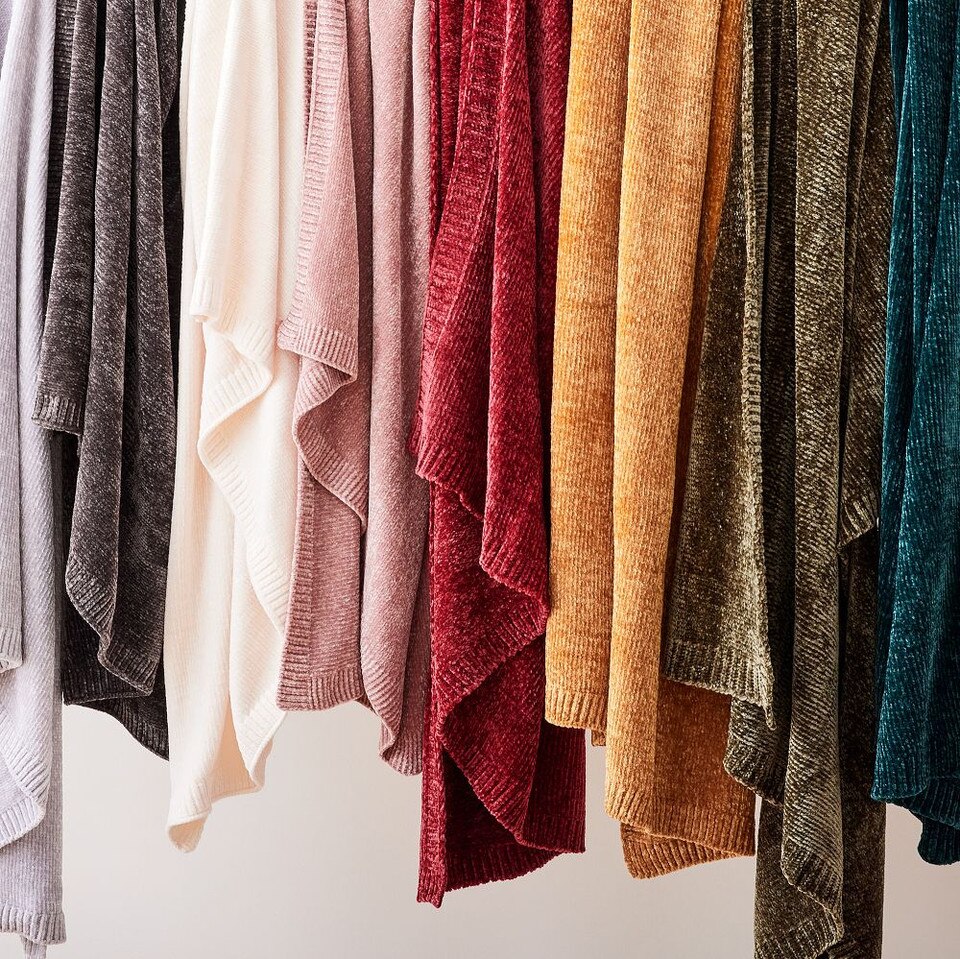 Luxe Chenille Throws