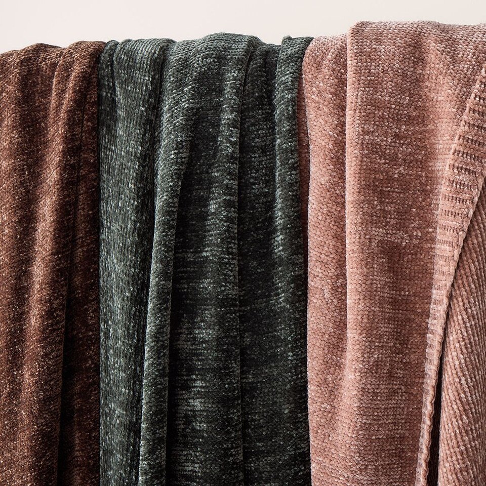 Luxe Chenille Throws