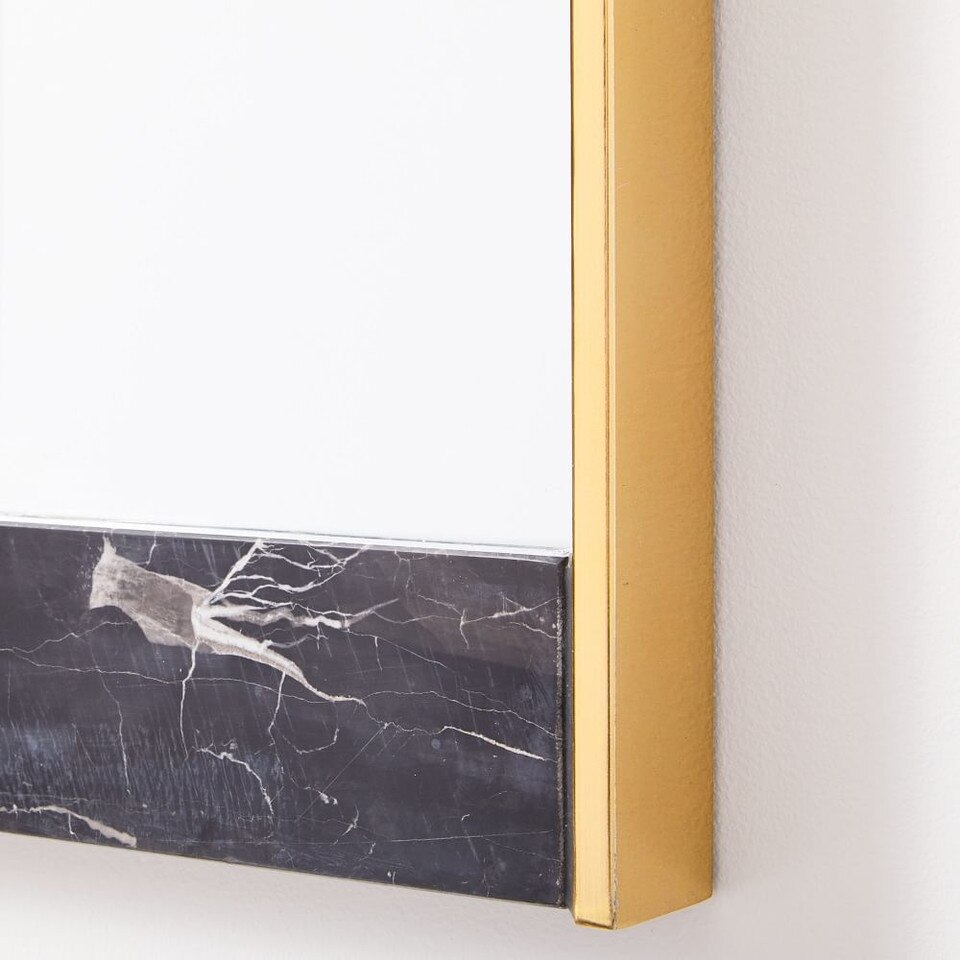 Marble & Brass 61 cm Wall Mirror
