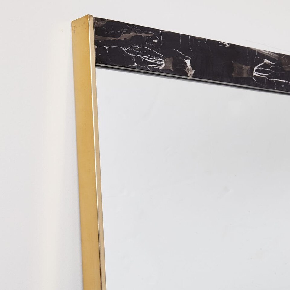 Marble & Brass 61 cm Wall Mirror